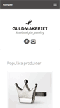 Mobile Screenshot of guldmakeriet.eu